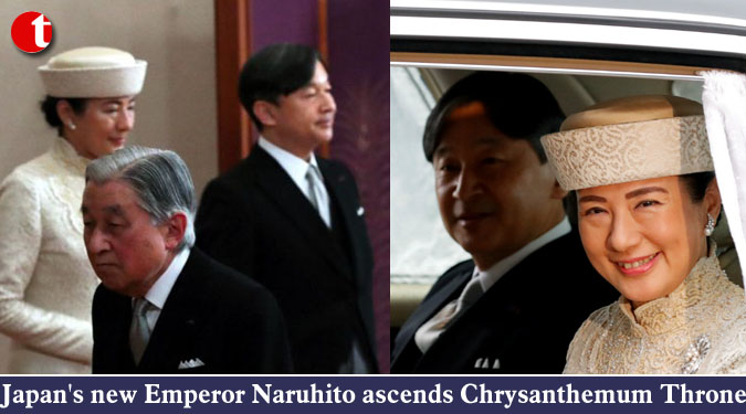 Japan's new Emperor Naruhito ascends Chrysanthemum Throne