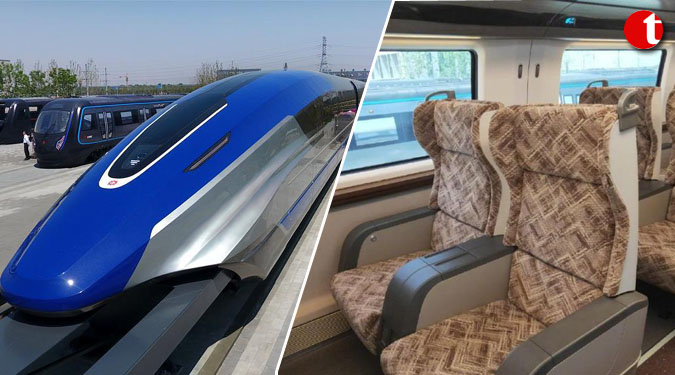 China unveils 600 kmph magnetic levitation train prototype