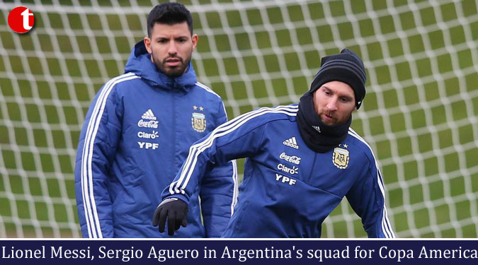 Lionel Messi, Sergio Aguero in Argentina's squad for Copa America