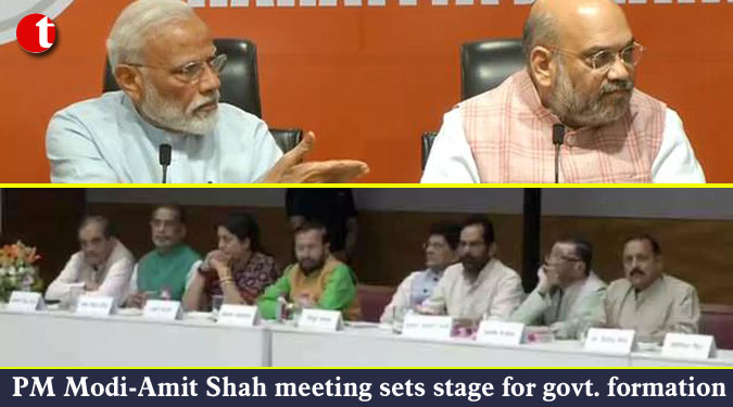 PM Modi-Amit Shah meeting sets stage for govt. formation