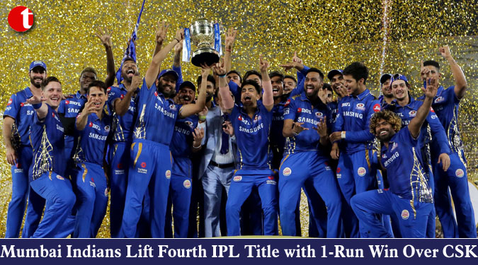 Mumbai Indians Lift Fourth IPL Title with 1-Run Win Over CSK