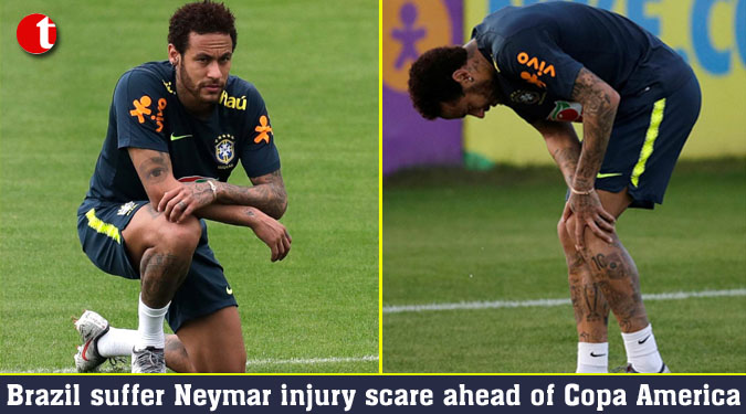 Brazil suffer Neymar injury scare ahead of Copa America