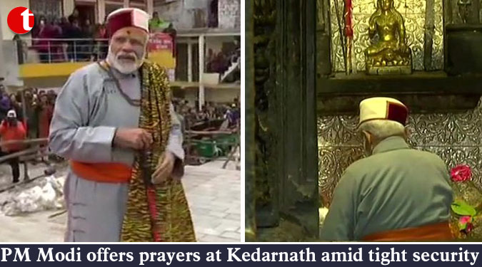 PM Modi offers prayers at Kedarnath amid tight security