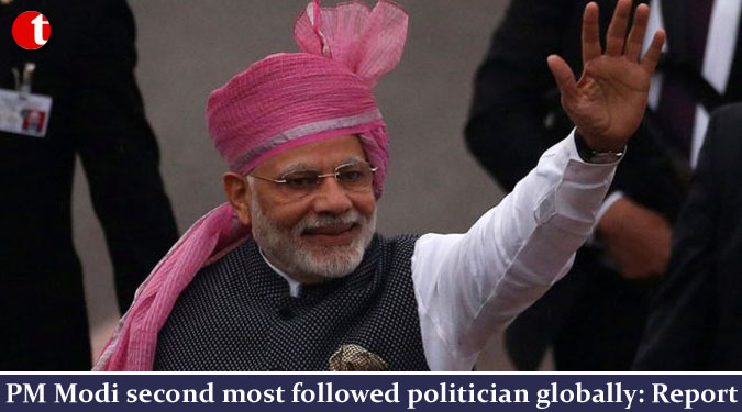 PM Modi second most followed politician globally: Report