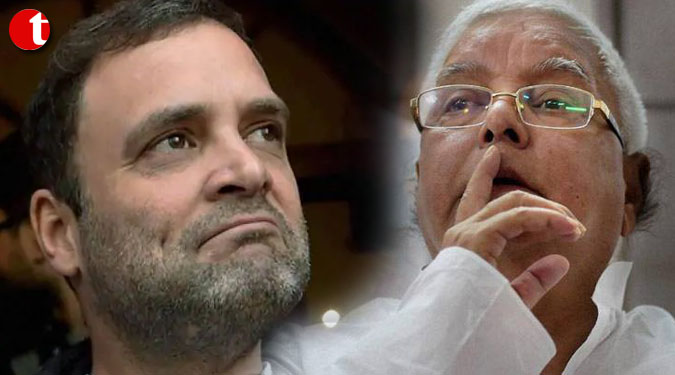 'Rahul's resignation will be suicidal for Congress': Lalu Yadav