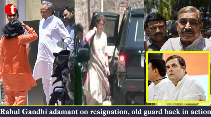 Rahul Gandhi adamant on resignation, old guard back in action