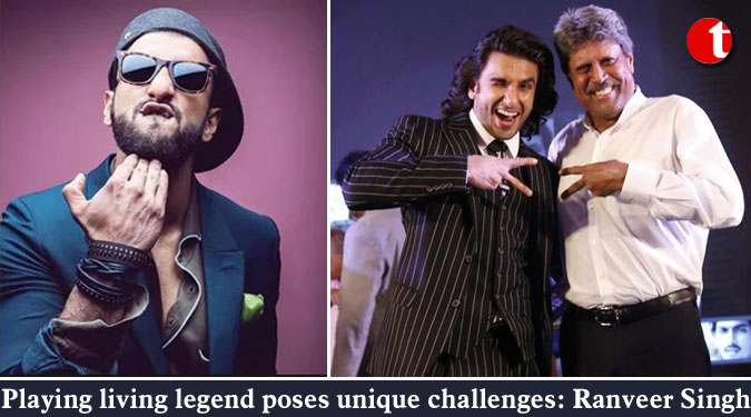 Playing living legend poses unique challenges: Ranveer Singh
