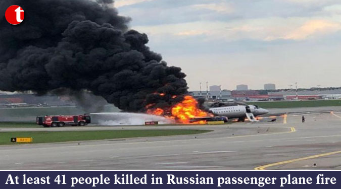At least 41 people killed in Russian passenger plane fire