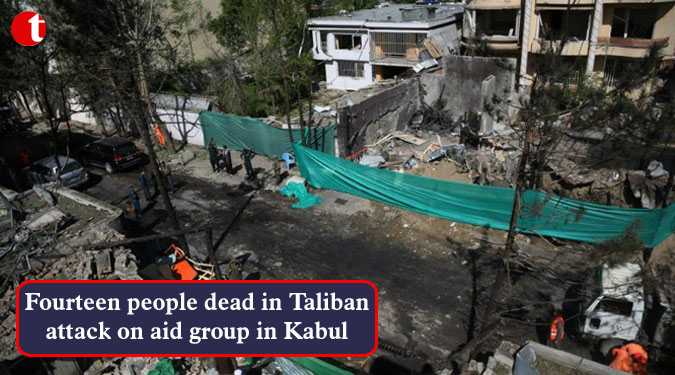 Fourteen people dead in Taliban attack on aid group in Kabul