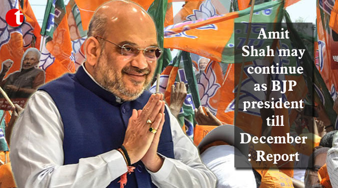 Amit Shah may continue as BJP president till December: Report