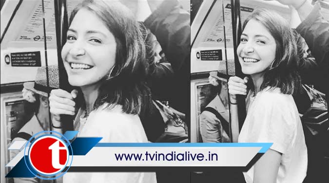 ‘Happy’ Anushka Sharma takes tube ride in London