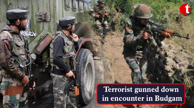 Terrorist gunned down in encounter in Budgam