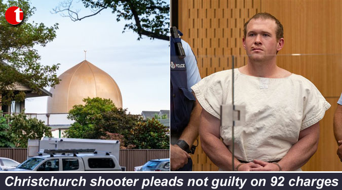 Christchurch shooter pleads not guilty on 92 charges
