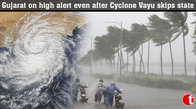 Gujarat on high alert even after Cyclone Vayu skips state