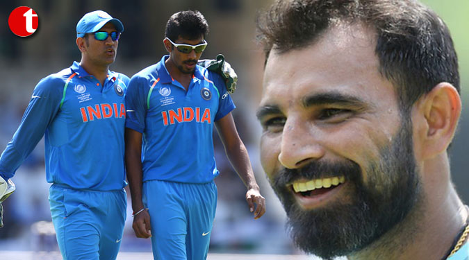 Shami thanks Dhoni, Bumrah after hat-trick show