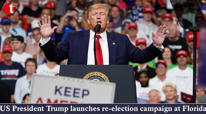 Donald Trump launches re-election campaign at Florida