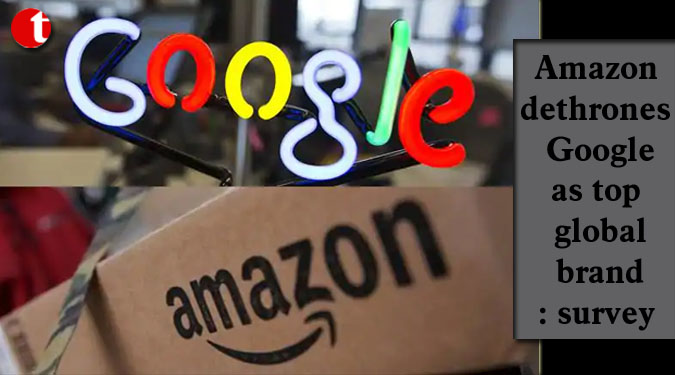 Amazon dethrones Google as top global brand: survey