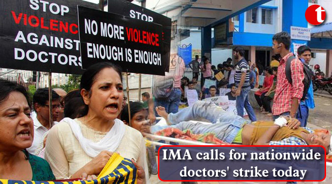 IMA calls for nationwide doctors' strike today