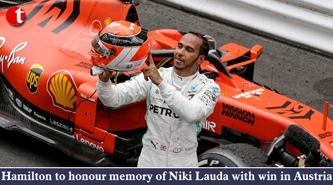 Hamilton to honour memory of Niki Lauda with win in Austria