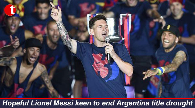 Hopeful Lionel Messi keen to end Argentina title drought