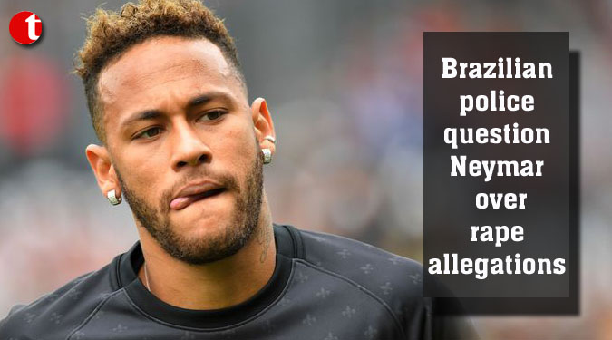 Brazilian police question Neymar over rape allegations