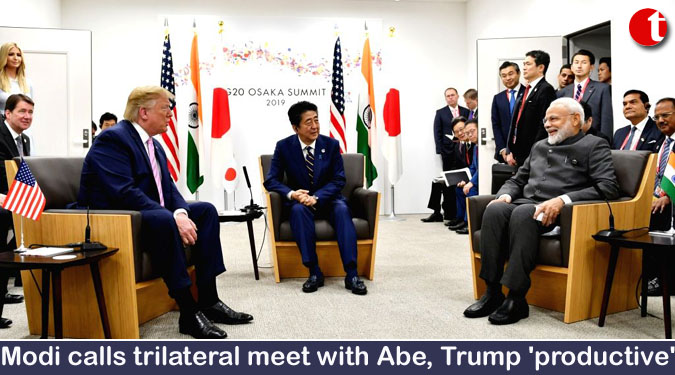 Modi calls trilateral meet with Abe, Trump 'productive'