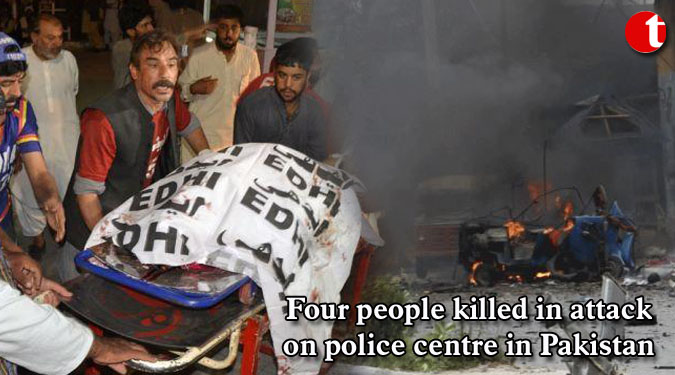 Four people killed in attack on police centre in Pakistan