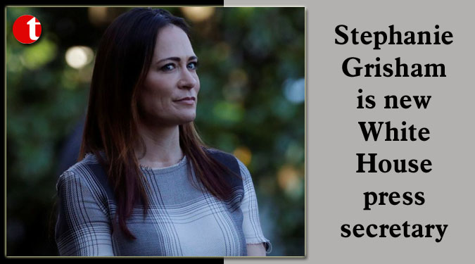 Stephanie Grisham is new White House press secretary