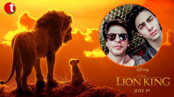 SRK pairs up with son Aryan for ‘The Lion King’