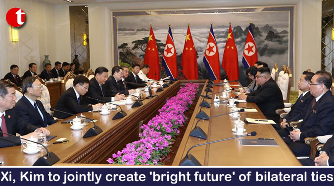 Xi, Kim to jointly create ‘bright future’ of bilateral ties