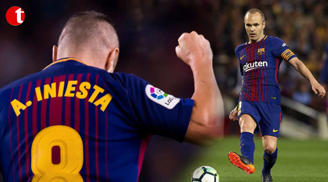 Former Barcelona legend Andres Iniesta becomes La Liga Icon