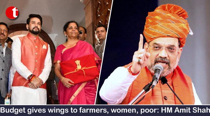 Budget gives wings to farmers, women, poor: HM Amit Shah