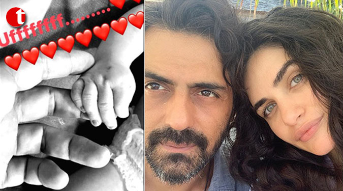 Arjun Rampal shares another glimpse of newborn son