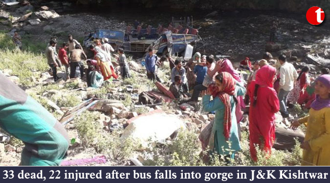 33 dead, 22 injured after bus falls into gorge in J&K Kishtwar