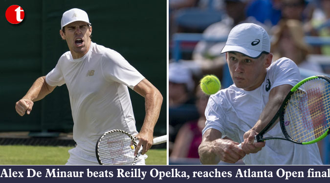 Alex De Minaur beats Reilly Opelka, reaches Atlanta Open final