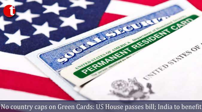 No country caps on Green Cards: US House passes bill; India to benefit