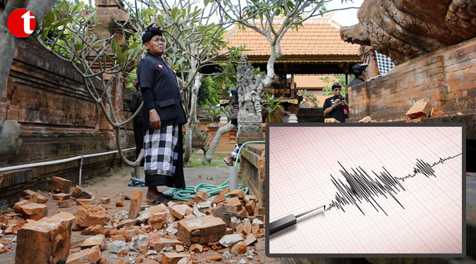 Quake shakes some Indonesian islands, damages temple in Bali