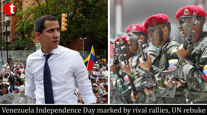 Venezuela Independence Day marked by rival rallies, UN rebuke