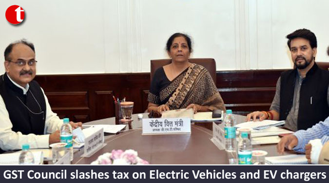 GST Council slashes tax on Electric Vehicles and EV chargers