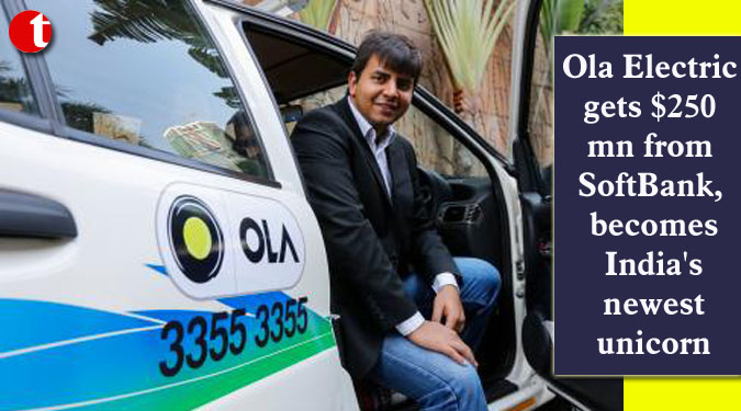 Ola Electric gets $250 mn from SoftBank, becomes India's newest unicorn