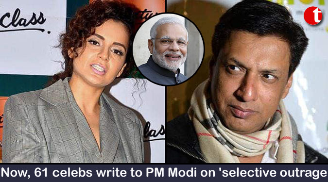 Now, 61 celebs write to PM Modi on 'selective outrage