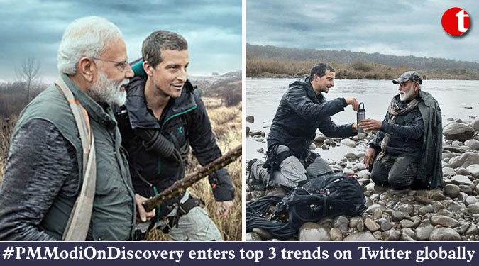 #PMModiOnDiscovery enters top 3 trends on Twitter globally