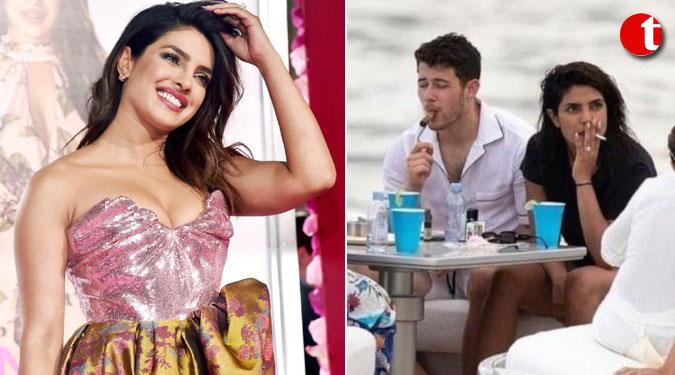 Asthmatic' Priyanka Chopra enjoys a smoke on yacht