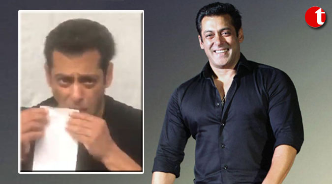 Salman Khan posts video in 'old fashioned' way on social media