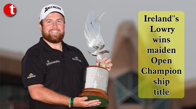 Ireland''s Lowry wins maiden Open Championship title