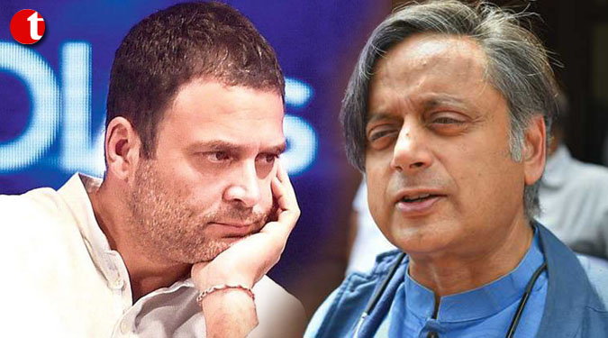 Lack of clarity over Rahul Gandhi's resignation hurting Cong.: Tharoor