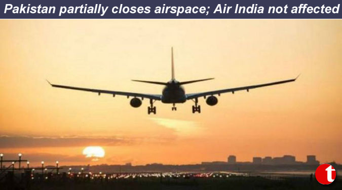 Pakistan partially closes airspace; Air India not affected