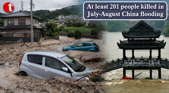 At least 201 people killed in July-August China flooding
