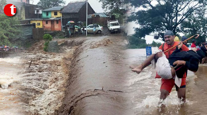 Karnataka, Maharashtra struggle with rains, floods