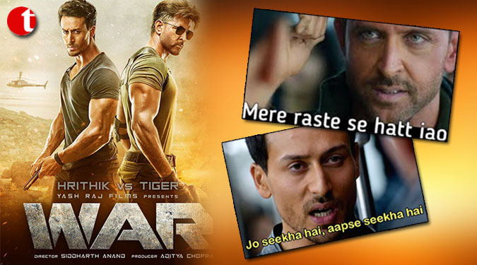 Hrithik, Tiger''s ''War'' trailer triggers funny memes